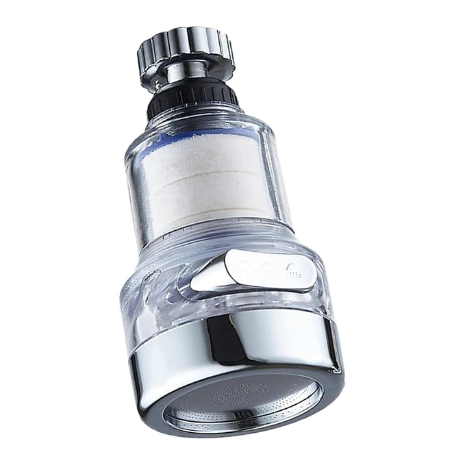 360° Rotating Sink Faucet Extender – 3-Mode Adjustable Water Spray